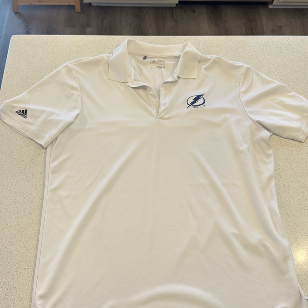 Large Adidas Tampa Bay Lightning polo